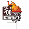 Custom Coro Sport Fireball Basketball Sign